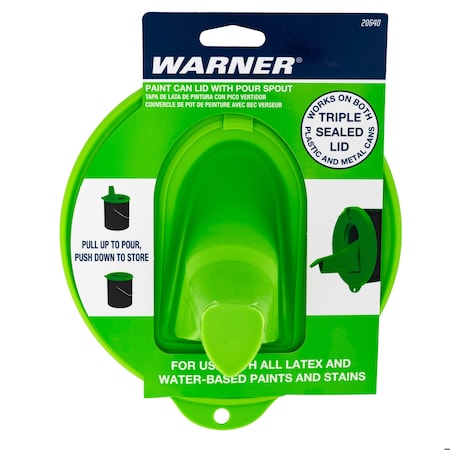 Warner 1 Gallon Paint Can Lid w/ Pour Spout 20640
